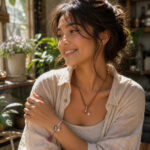 The Blank Page Inner Cosmos Pendant + Return to Zero Bracelet