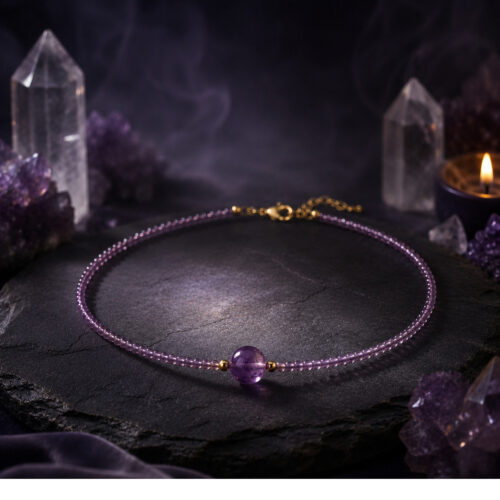 Violet Night Choker